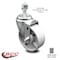 Service Caster Semi Steel Swivel Threaded Stem Caster w/Roller Bearing - 4" Wheel & 1/2" Stem SCC-TS20S415-SSR-121315 - alternate 3